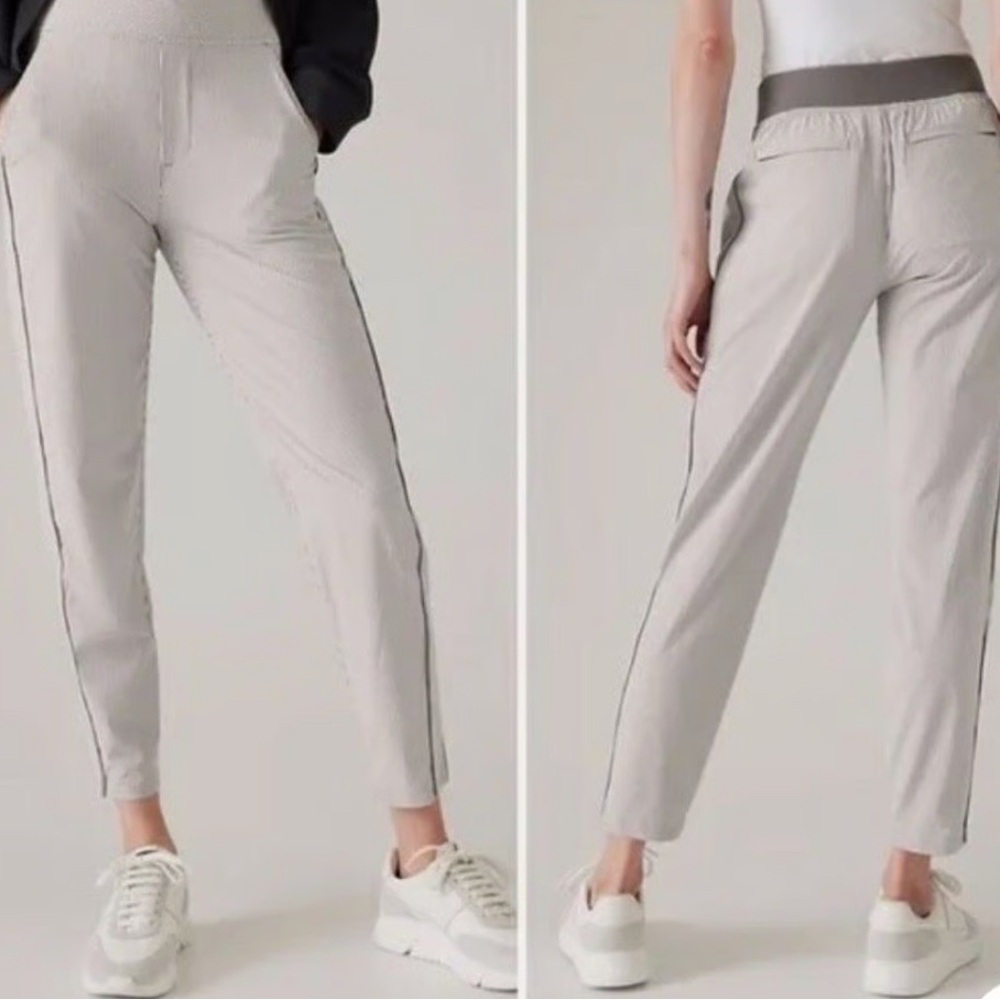 Athleta Light Gray Ankle Pants